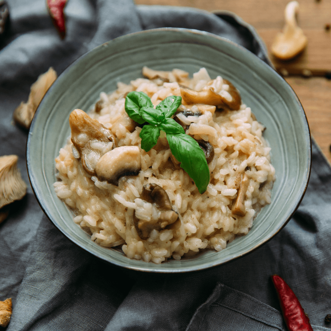 Romige risotto met shiitake